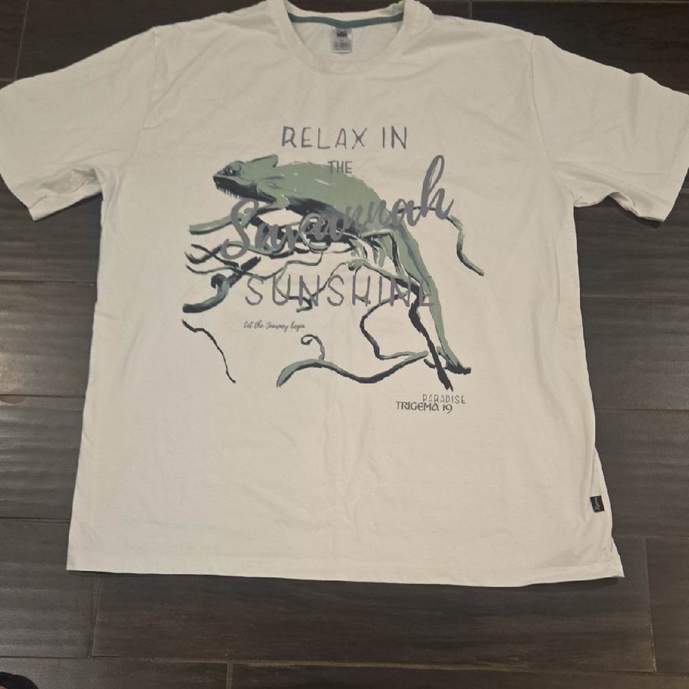 Trigema 19 Relax In The Savannah Sunshine Sz 2XL